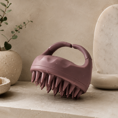 Soft Bristle Scalp Massage Brush for Curly Hair