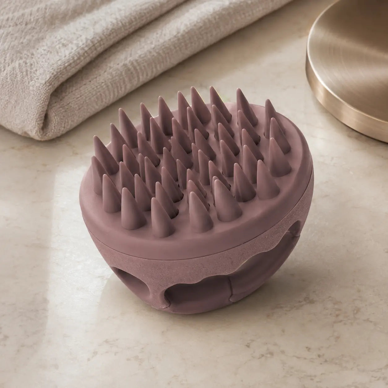 Soft Bristle Scalp Massage Brush — Gentle Care for Healthy Hair